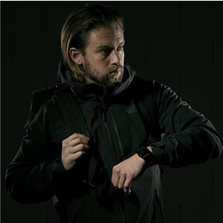 Nomad Strap Modern Lthr. Brown Connect. Silver 46/49mm