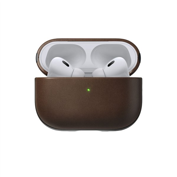 Nomad Modern Leather Case Airpods Pro 2 Brown