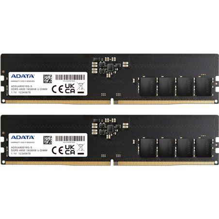 ADATA DDR5 4800 U-DIMM      32GB Dual Box 2x16GB