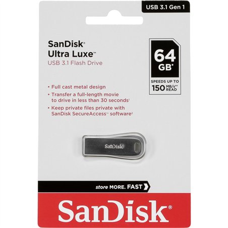 SanDisk Cruzer Ultra Luxe   64GB USB 3.1          SDCZ74-064G-G46