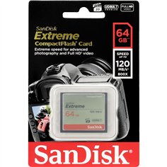 SanDisk Extreme CF          64GB 120MB/s UDMA7   SDCFXSB-064G-G46