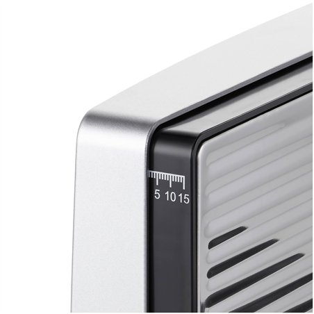 Unold 78866 affettatrice Curve argento