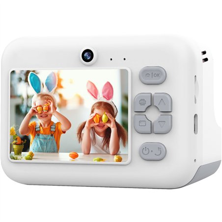 Denver KPC-1374BTW weiss Kinderkamera mit Drucker