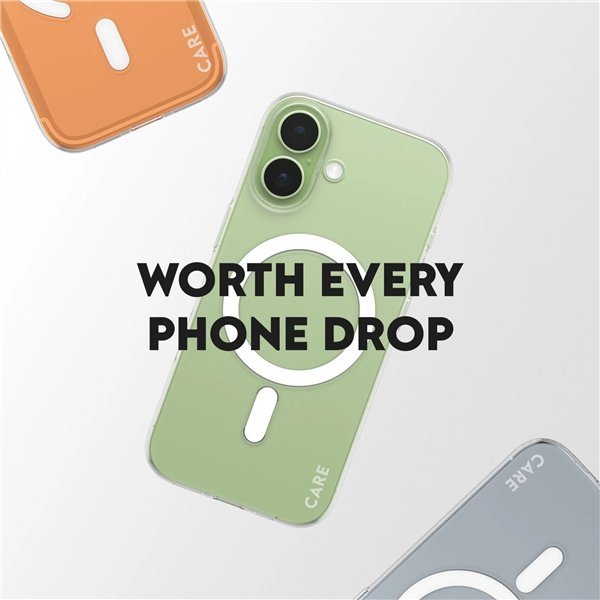 PanzerGlass CARE SL1M Case Transparent w. MagSafe iP 17