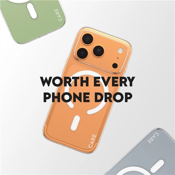 PanzerGlass CARE SL1M Case Transp. w. MagSafe iP 17 Pro