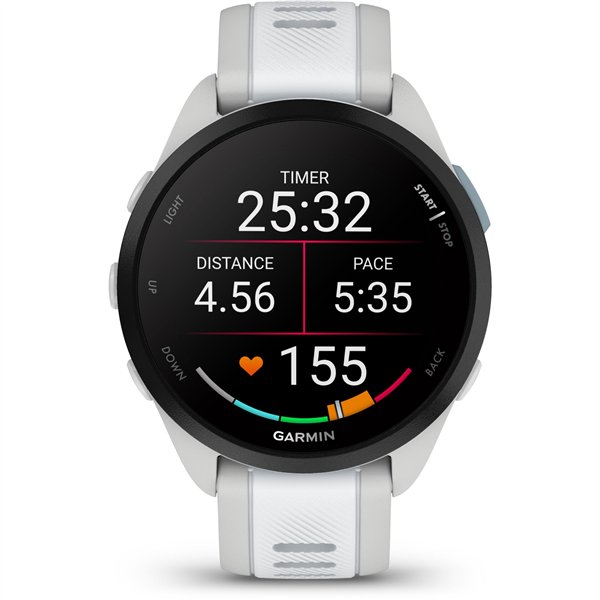 Garmin Forerunner 165 dunstgrau/steinweiss