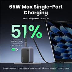 UGREEN Nexode S 65W 3-Port GaN caricatore rapido EU grigio 2