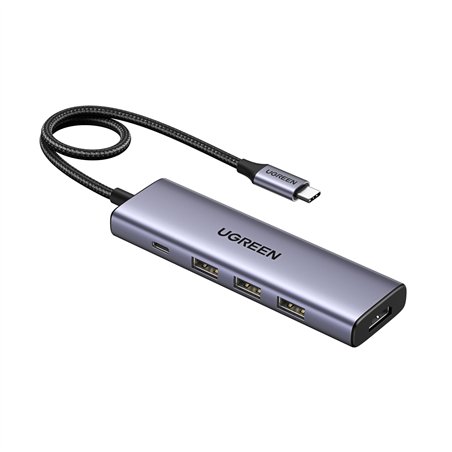 UGREEN Revodok 5-in-1 4K HDMI USB-C Hub con 3x USB-A 3.0