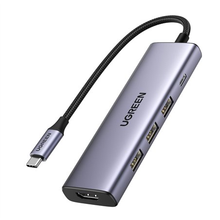 UGREEN Revodok 5-in-1 4K HDMI USB-C Hub con 3x USB-A 3.0