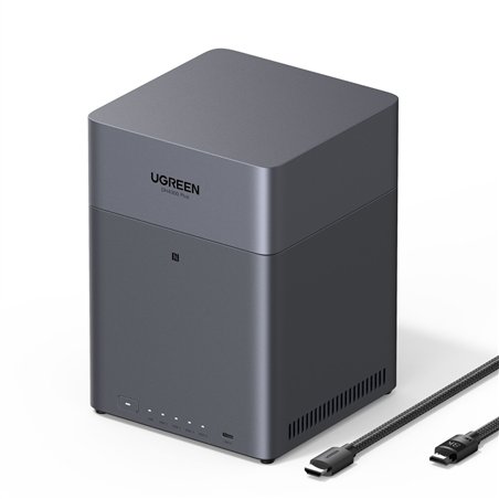 UGREEN 4-Bay Network Attached Storage DH4300 Plus EU Diskless