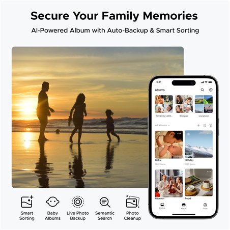 UGREEN 4-Bay Network Attached Storage DH4300 Plus EU Diskless