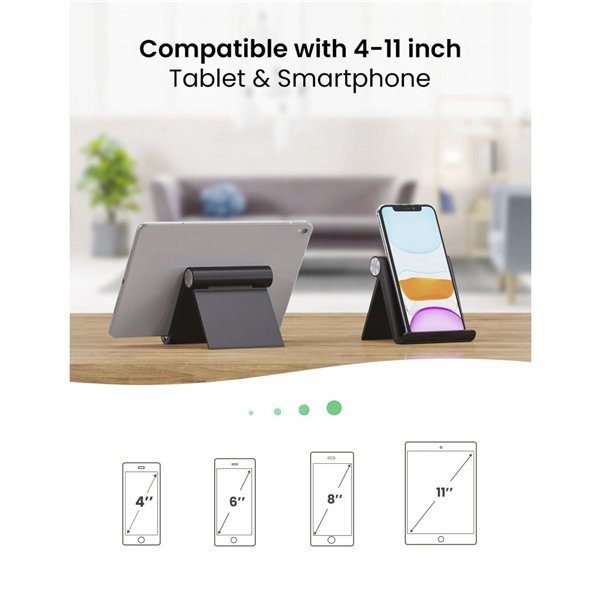 UGREEN Multi-Angle Tablet Stand nero