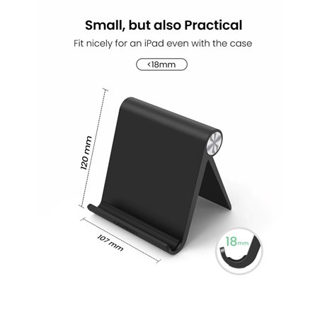 UGREEN Multi-Angle Tablet Stand nero