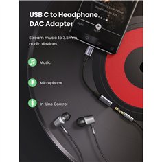 UGREEN USB-C a 3.5mm Jack cavo audio 10cm 2