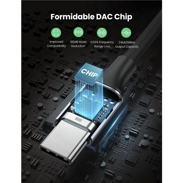 UGREEN USB-C a 3.5mm Jack cavo audio 10cm