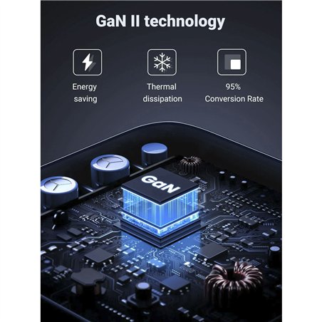 UGREEN Nexode 1*USB-A + 3*USB-C 100W Desktop caricabatt.rapido