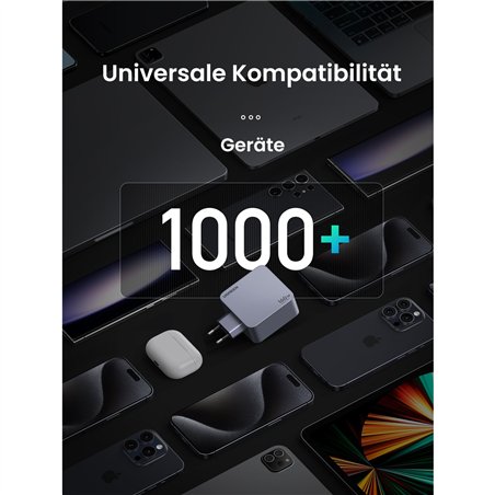UGREEN Nexode Pro 160W GaN caricabatt. con USB-C cavo