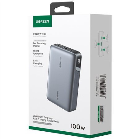 UGREEN 20000mAh Poowerbank PD 100W