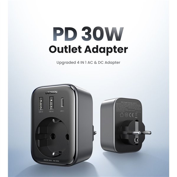 UGREEN NEXODE caricatore da parete 30W