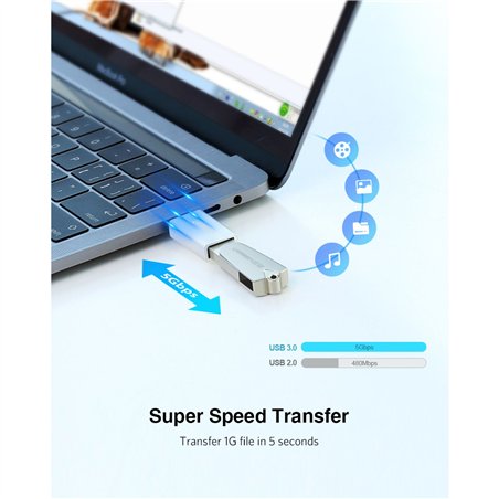 UGREEN USB-C a USB 3.0 A adatt. femm. bianco