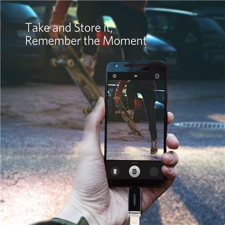 UGREEN USB-C a USB 3.0 A adatt. femm. nero