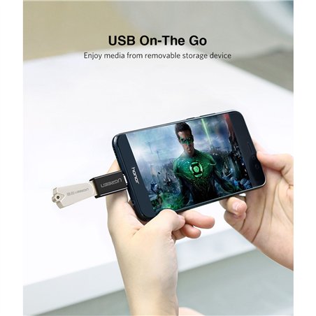 UGREEN USB-C a USB 3.0 A adatt. femm. nero