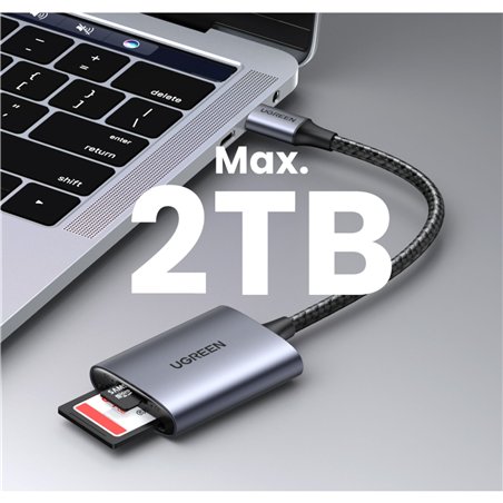 UGREEN USB-C a SD/TF lettore schede memoria cust.all.