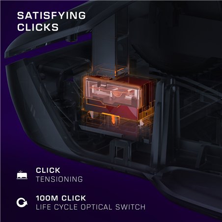 Turtle Beach Kone II Air mouse da gioco, nero