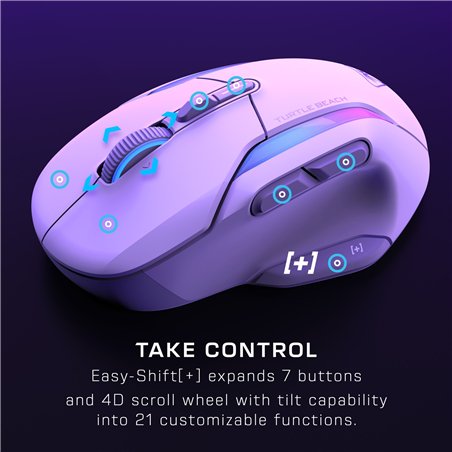 Turtle Beach Kone II Air mouse da gioco, bianco