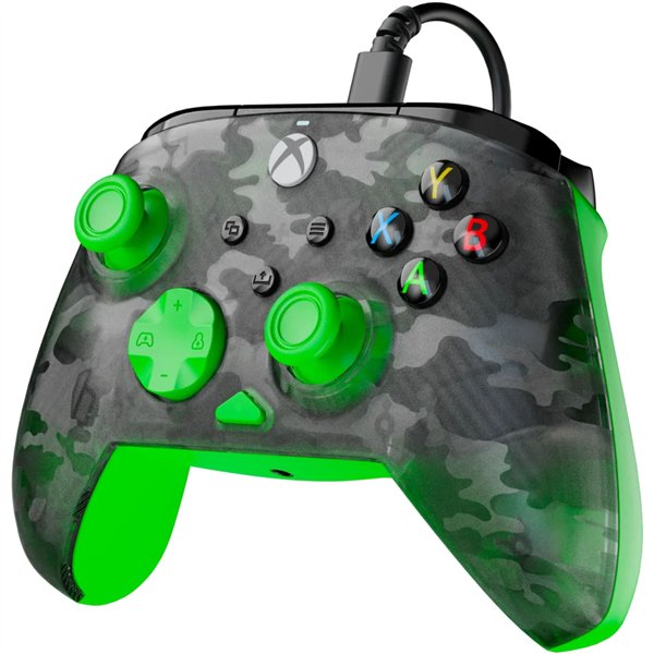 Turtle Beach Rematch Core Wire XB Ghost Camo nero e verde