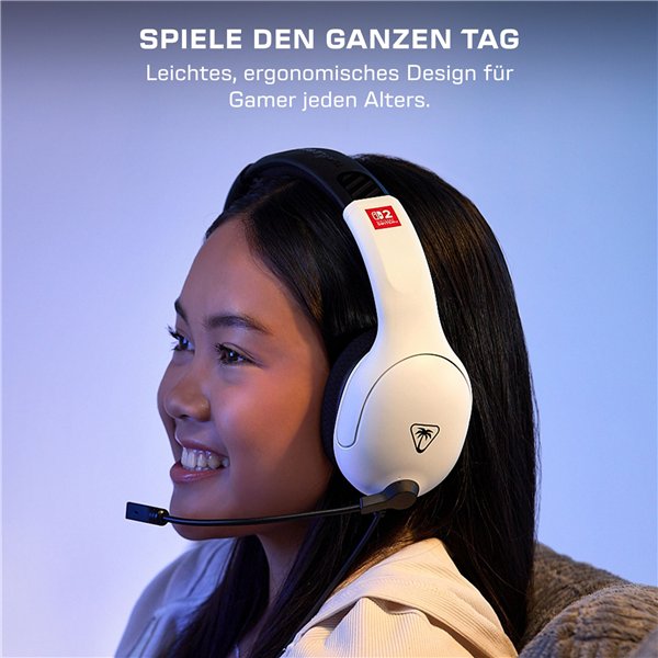 Turtle Beach Airlite Fit Headset NS Black & White (Switch 2)