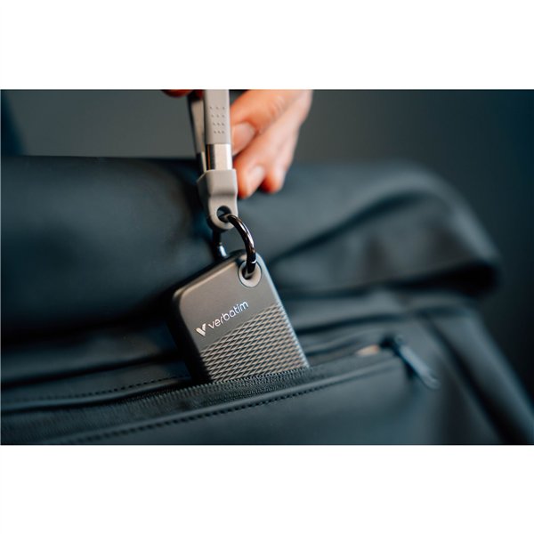 Verbatim Pocket SSD USB 3.2  2TB nero/grigio               32194