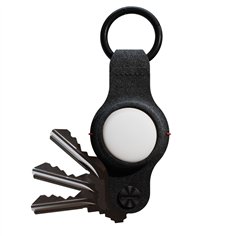 KeySmart AirTag Vegan Leather Case Air Black 2