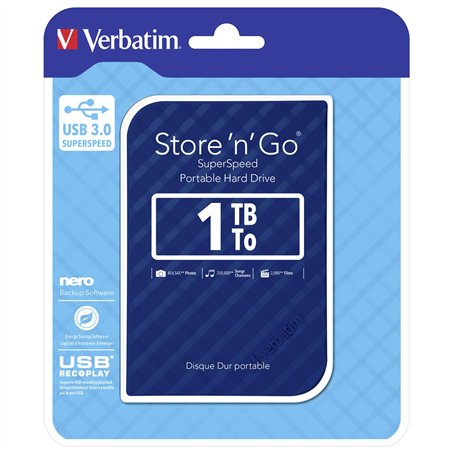 Verbatim Store n Go          1TB USB 3.0 blu  Gen 2        53200