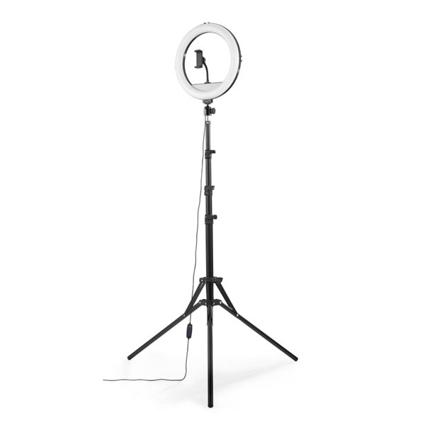 Hama SpotLight Steady 120 III LED-Ringleuchte f. Smartphone