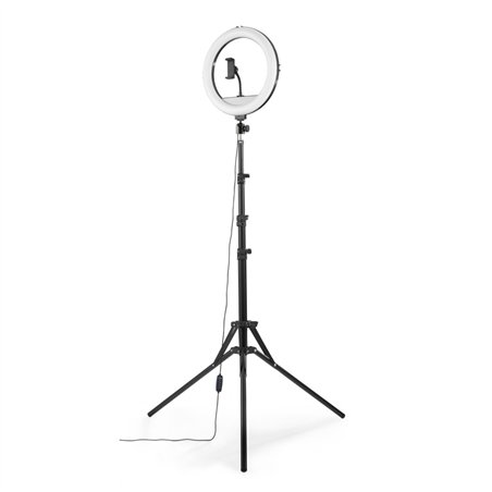 Hama SpotLight Steady 120 III LED-Ringleuchte f. Smartphone