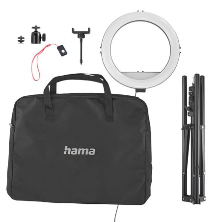 Hama SpotLight Steady 120 III LED-Ringleuchte f. Smartphone