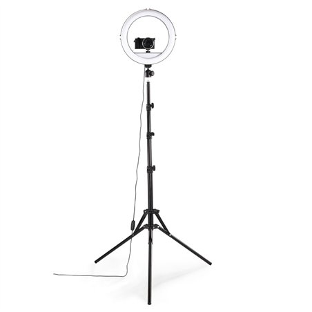 Hama SpotLight Steady 120 III LED-Ringleuchte f. Smartphone