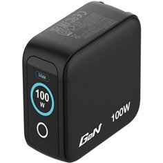 Verbatim Mini GaN Charger 100W mit Display 2xUSB-C +1xA   30239 2