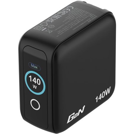Verbatim Mini GaN Charger 140W mit Display 3xUSB-C +1xA   30240