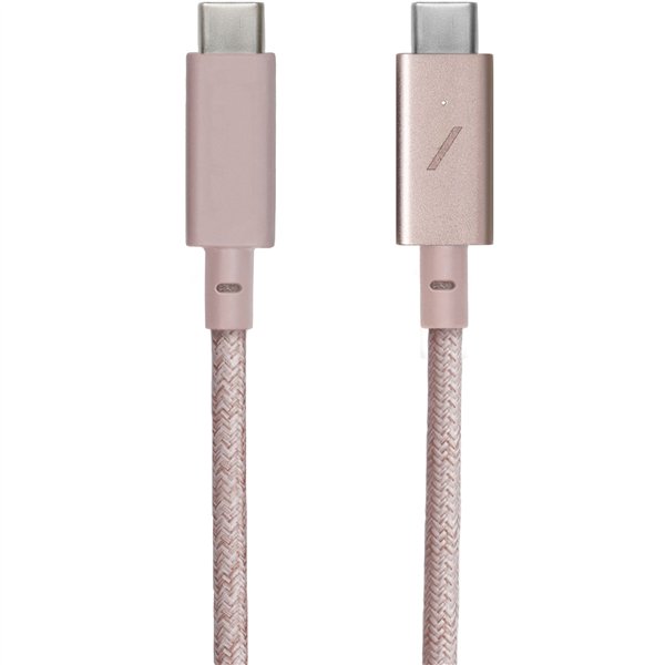 Native Union Belt Cable USB-C to USB-C Pro 2,4m Rose