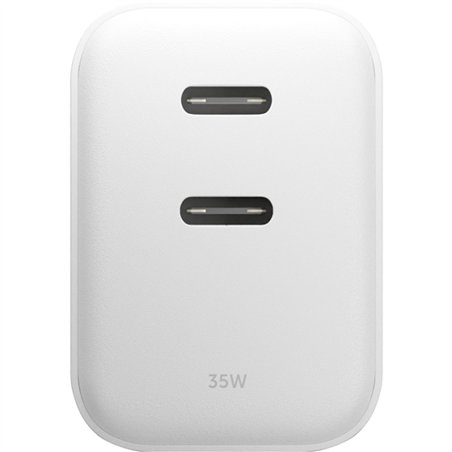 Native Union 35W Dual USB-C Fast GaN PD Wall Charger White
