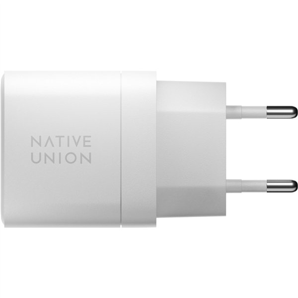Native Union 35W Dual USB-C Fast GaN PD Wall Charger White
