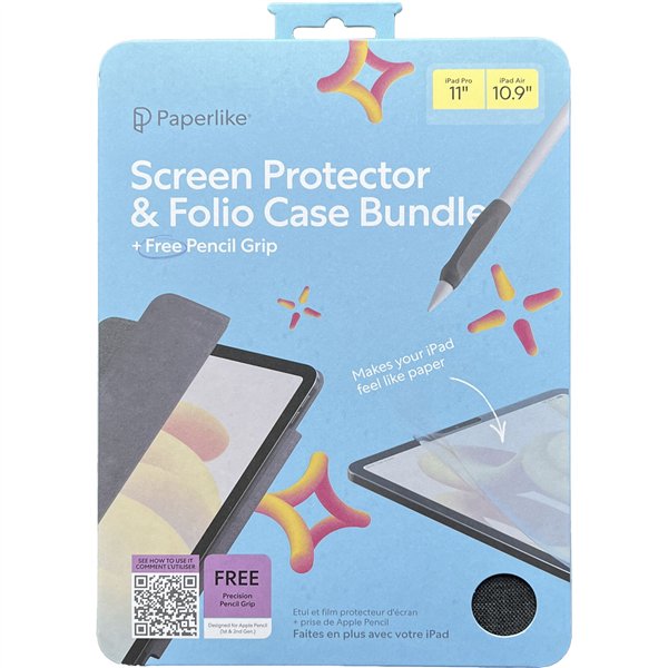 Paperlike 2.1 Screen Protector Pro 11 /Air 10.9  + Grips + Case