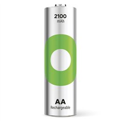 1x4 GP ReCyko+ NiMH batt. AA 2100mAH, pronta per l'uso 2