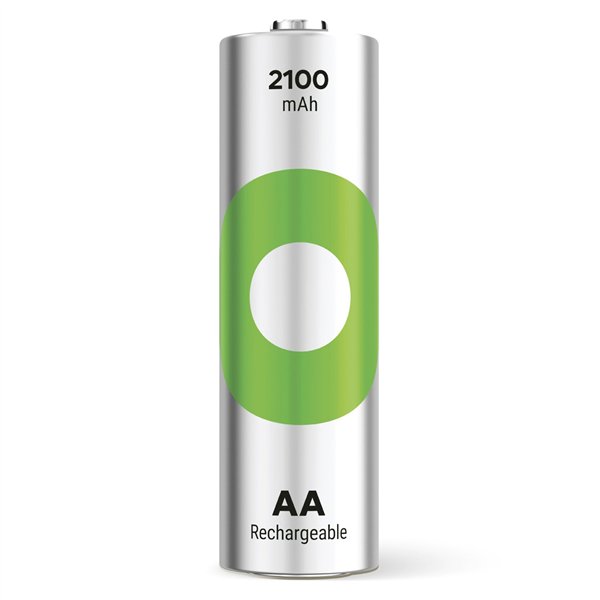 1x4 GP ReCyko+ NiMH batt. AA 2100mAH, pronta per l'uso