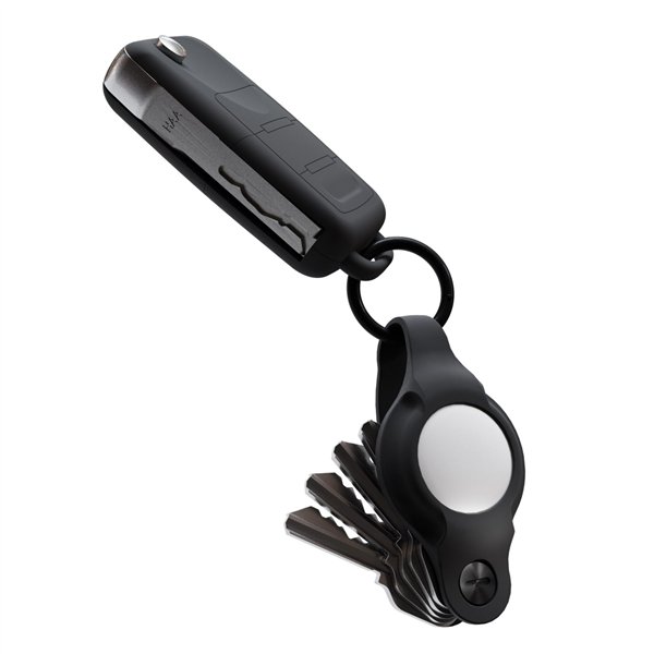 KeySmart AirTag Flex Silicone Case Air Black