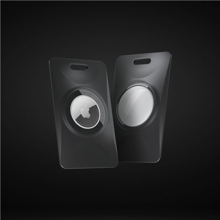 KeySmart SlimCard for AirTag 2er Pack Black