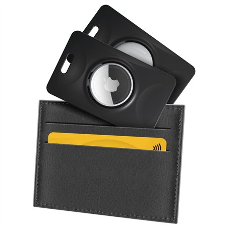 KeySmart SlimCard for AirTag 2er Pack Black