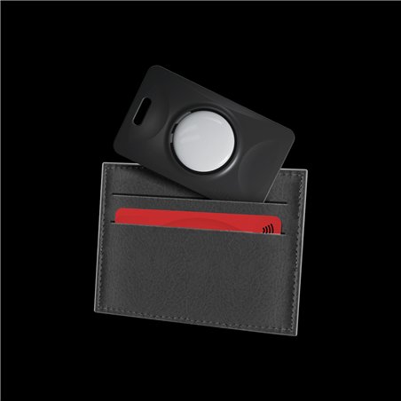 KeySmart SlimCard for AirTag 2er Pack Black